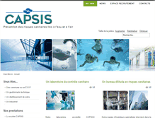 Tablet Screenshot of capsis.fr